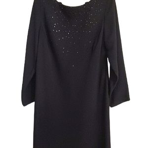 Jones New York Formal Sequin Cocktail/Evening Dress Black Sz 20